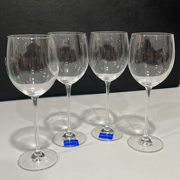Oneida SCHOTT ZWIESEL Lead Free crystal 9" tall Wine Glasses Set of 4 - Picture 3 of 12